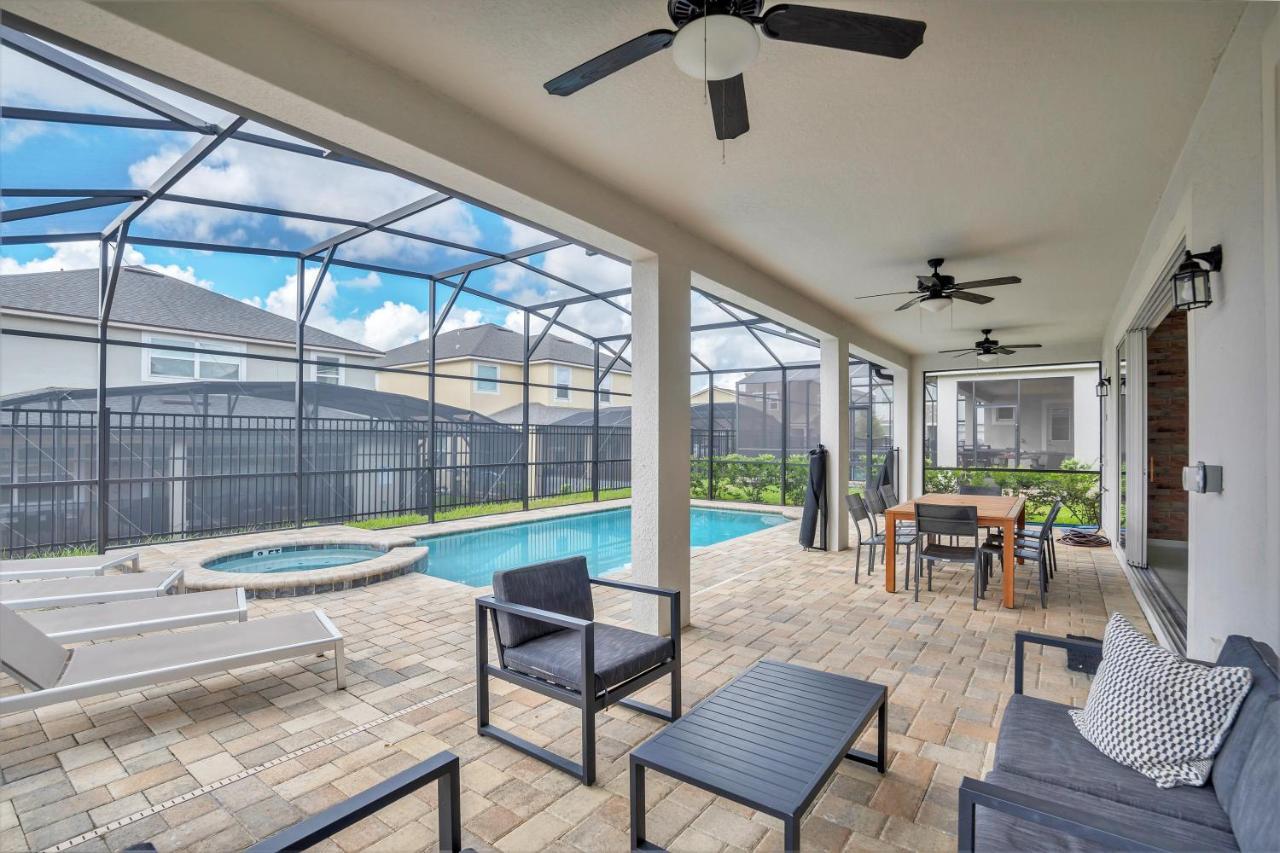 Modern Villa Wprivate Pool&Spa, Free Water Park Orlando Exterior photo