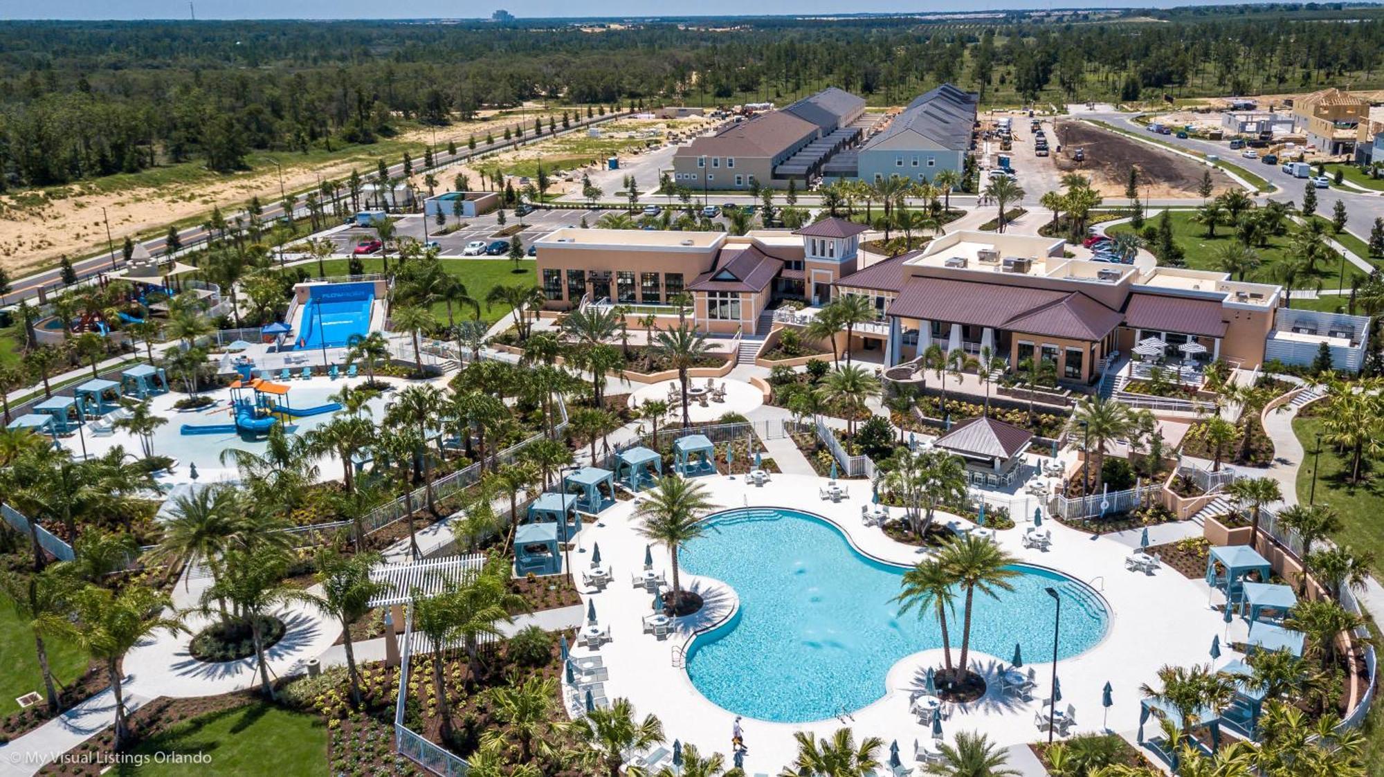 Modern Villa Wprivate Pool&Spa, Free Water Park Orlando Exterior photo